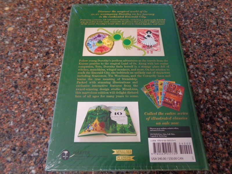 The Wonderful Wizard of Oz Interactive MinaLima Edition (Hardcover New Sealed) gallery
