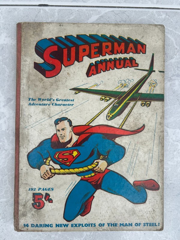 SUPERMAN ANNUAL 1954 VINTAGE FAIR CONDITION FOR AGE
