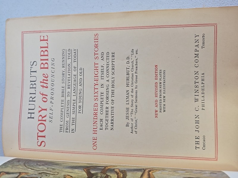 Hurlbut’s Story Of The Bible, Rev Jesse Lyman Hurlbut 1932 Hardcover Illustrated gallery
