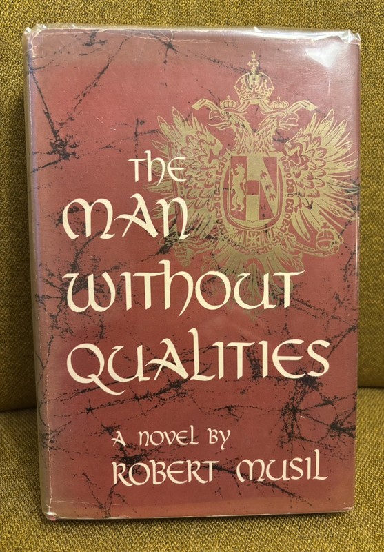 The Man Without Qualities Robert Musil 1953 1st American Edition w/ Dust Jacket