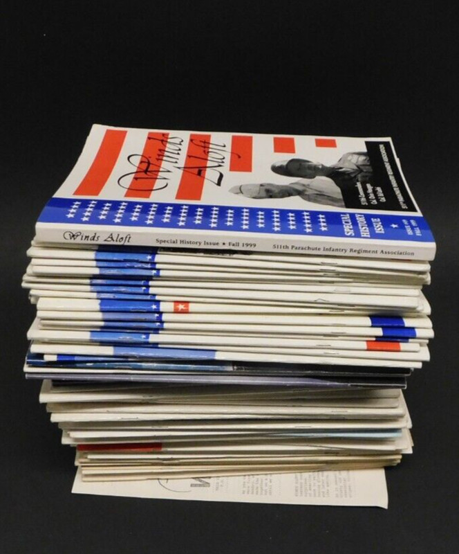 Winds Aloft 511th Parachute Infantry Regiment Magazine 1988-2004 WWII: PICK ONE