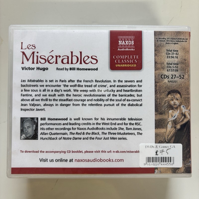 Les Miserables - Victor Hugo ( CDs 27 - 52 Unabridged Audiobook) gallery