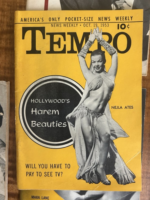 6 x 1950s Tempo Pocket Magazines News Tabloid Lot of 6 from 1953 gallery