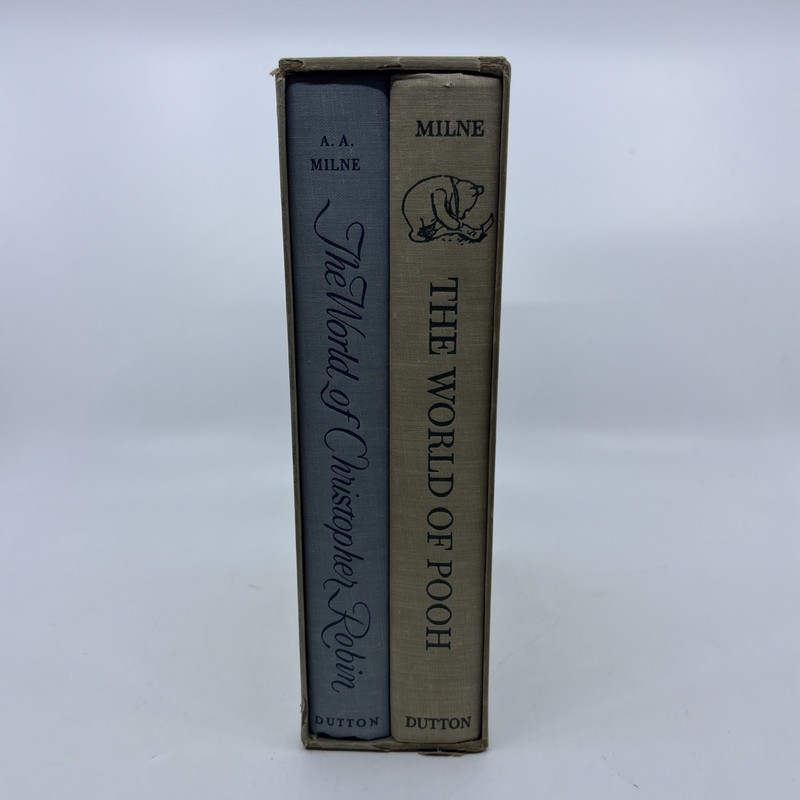 Vintage The World Of Christopher Robin & The World of Pooh Book Set A.A. Milne gallery