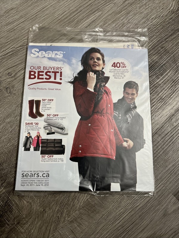 Vintage Sears 2011 Our Buyer’s Best Sale Catalog Fashion Electronics Clothing