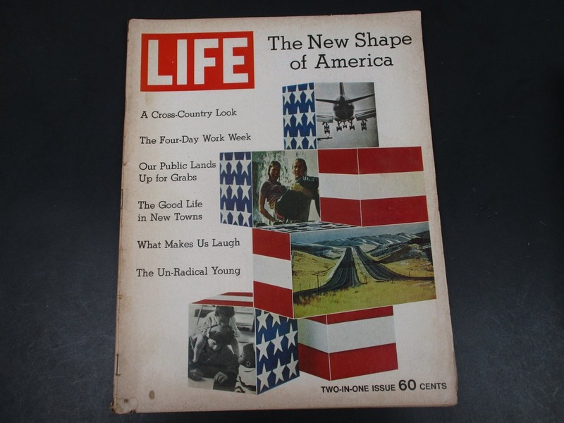 Vintage LIFE Magazine January 8, 1971 2-In-1 Issue «The New Shape Of America»