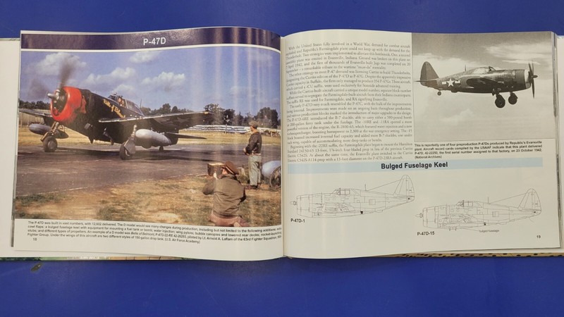 SQUADRON P-47 Thunderbolt Action Military Photo Hardcover Book WWII US Aircraft gallery