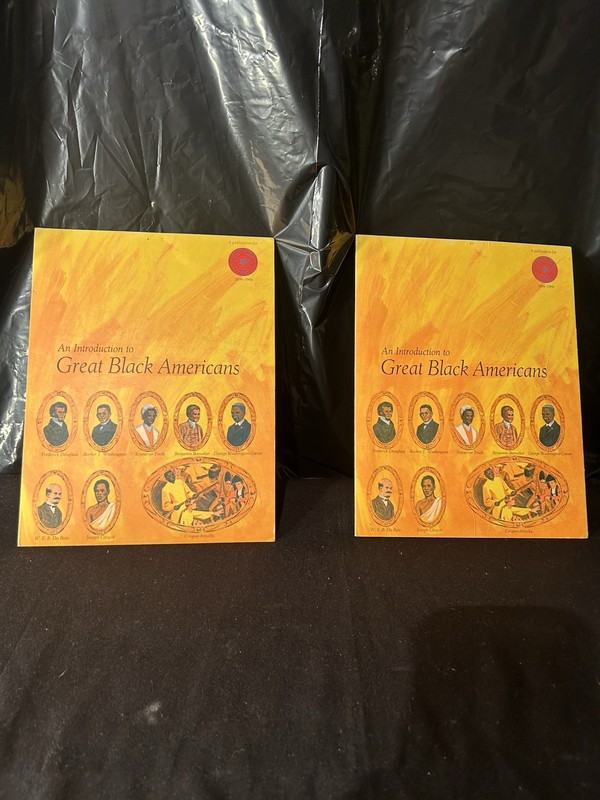 2 Late 20th Century Pop-up Books Titled Great Black Americans
