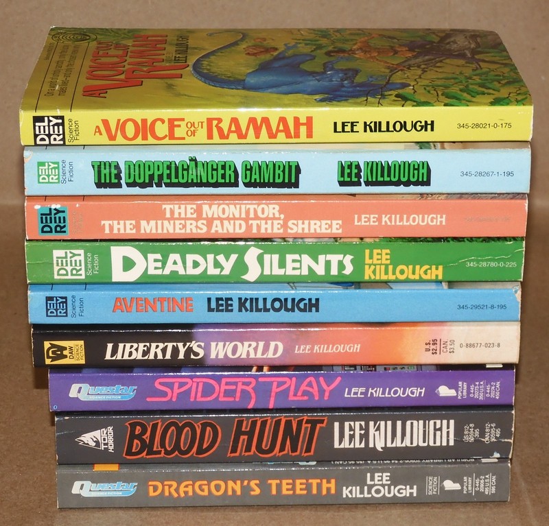 LEE KILLOUGH Lot 9 Sci-Fi Thriller Dark Fantasy THE DOPPELGANGER GAMBIT +! READ!