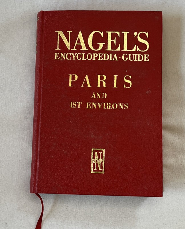 Rare Guide PARIS And 1ST Environs By Nagel Encyclopedia 1968. Very Rare Book