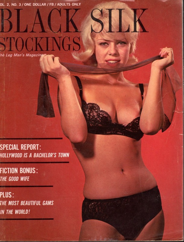 Vintage 1960’s Black Silk Stockings Vintage Magazine Vol 2 No 3