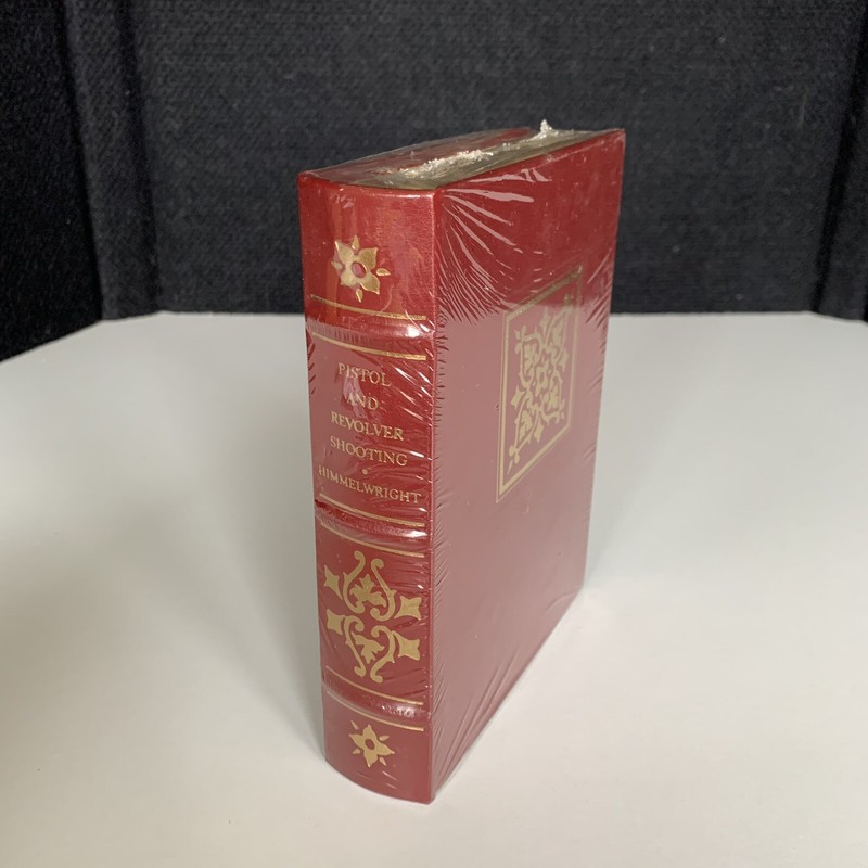 Pistol and Revolver Shooting by Himmelwright. Leather-Bound. Palladium. Sealed
