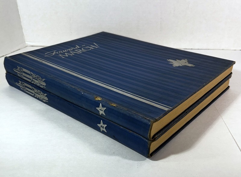 Set of 2 Forward -- March! by Frank J. Mackey 1934 Hardcovers gallery