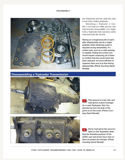 SA534 How To Rebuild Ford Toploader Transmissions 1964-1973 Step By Step Manual gallery