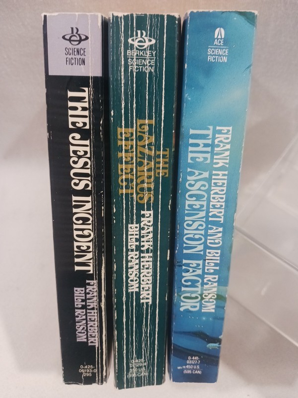 Frank Herbert Pandora Sequence Jesus Incident Lazarus Effect Ascension Factor PB gallery