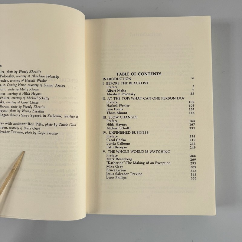 Creative Differences Talbot & Zheutlin 1978 First Edition Hollywood Politics ARC gallery