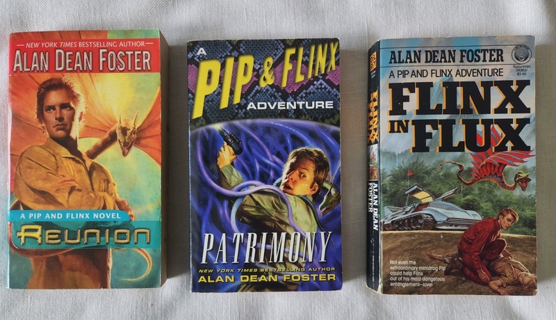 Alan Dean Foster Vintage Lot of 11 Books Pip & Flinx , Spellsinger, Commonwealh gallery
