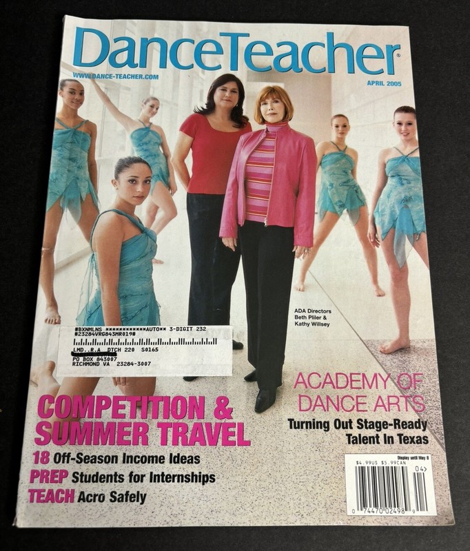4 Dancer & Dance Teacher Magazines 2003 2005 2006 Costumes Business Income gallery