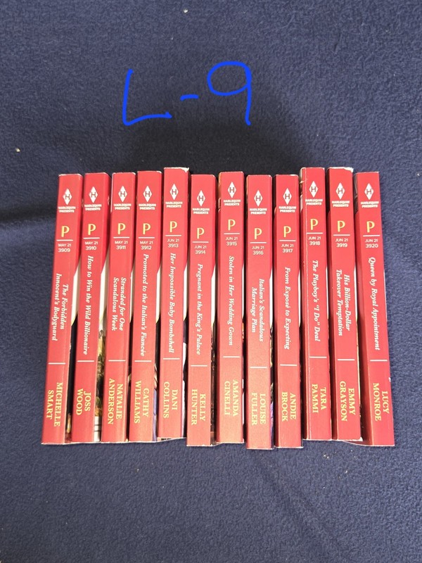 7 Lots Of 12 Harlequin Paperback Romance Novels. See Description For Lot#s gallery