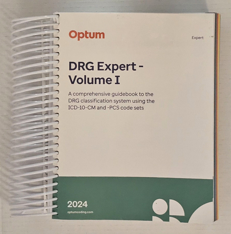 2024 DRG Expert-Spiral – Spiral-bound By Optum Volume 1