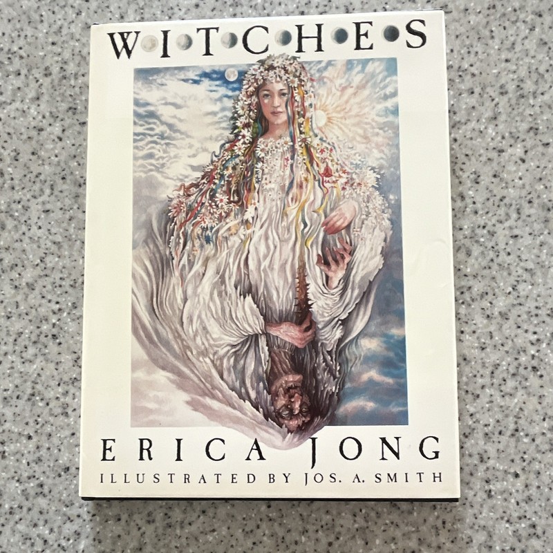 WITCHES BY: ERICA JONG 1981 FIRST EDITION HARDCOVER HC DJ BOOK WITH DUST JACKET