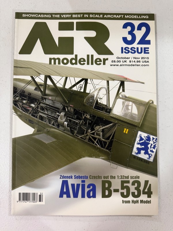 AIR modeler magazine Issue 32 – October / November 2010 – Avia B-534 – Like New!