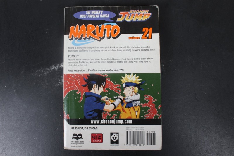 Naruto Vol 21 Masashi Kishimoto 2007 Shonen Jump Manga VIZ Media Graphic Novel gallery