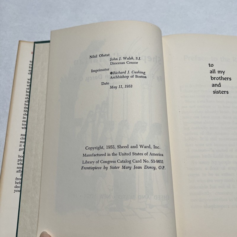 Shepherd's Tartan, Sister Mary Jean Dorcy O.P., 1953 First Edition Hardcover gallery