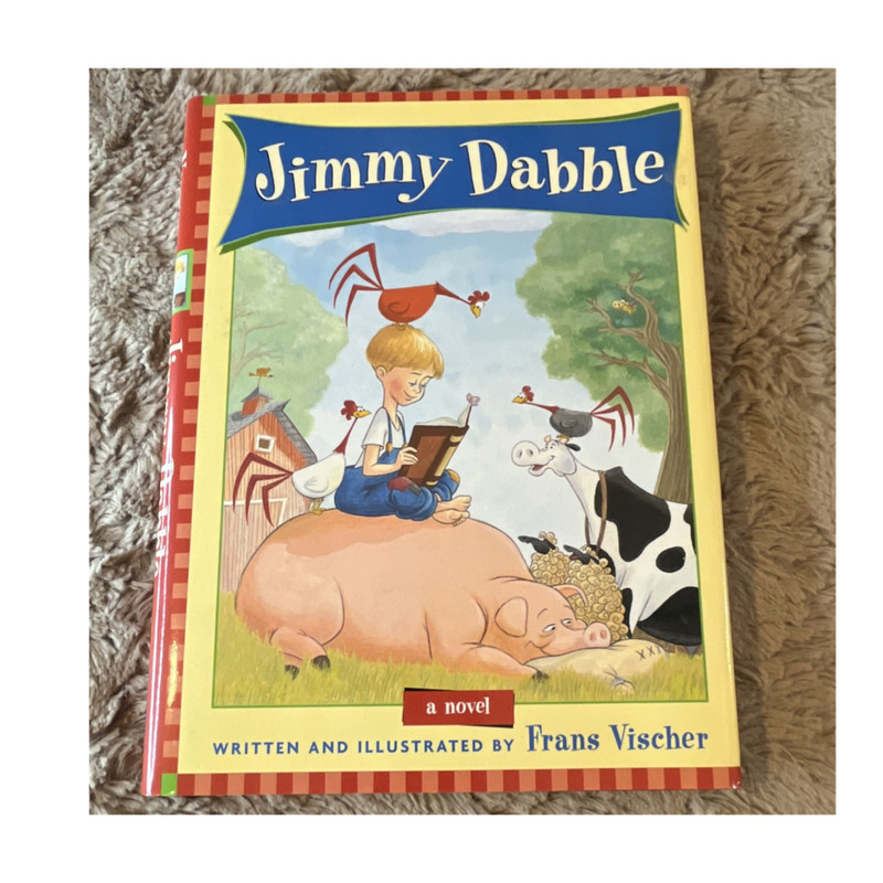 Dutton Children’s Books Jimmy Dabble by Frans Vischer, Hardcover, 1st, Signed