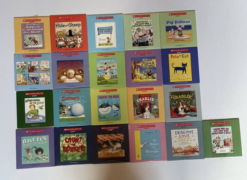 Scholastic Audio Books CD Lot of 21 Kids Children’s Stories