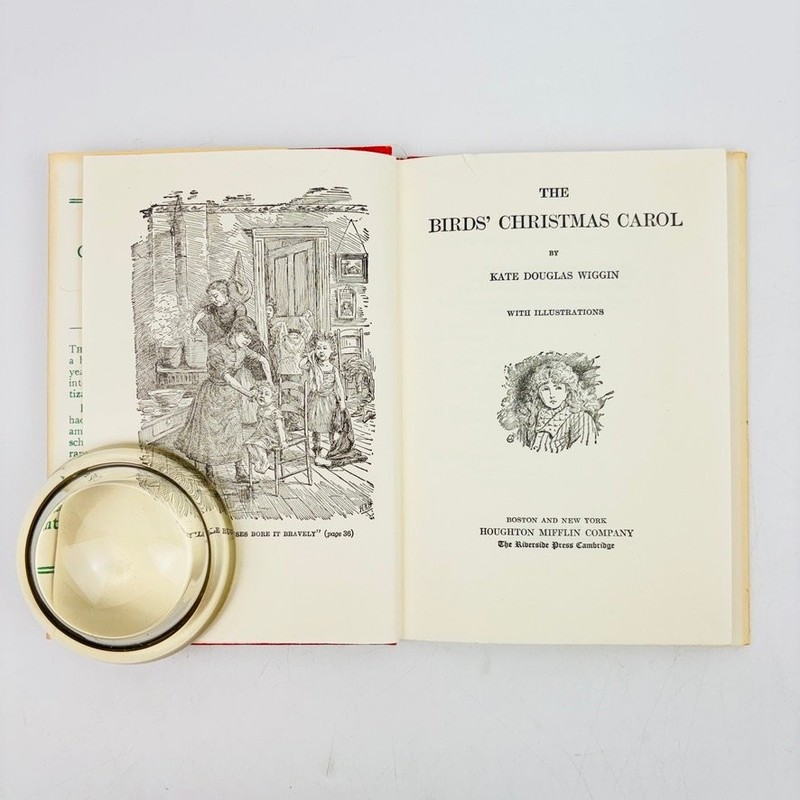 The Birds' Christmas Carol Kate Douglas Wiggin 1916 Illustrated Houghton Mifflin gallery