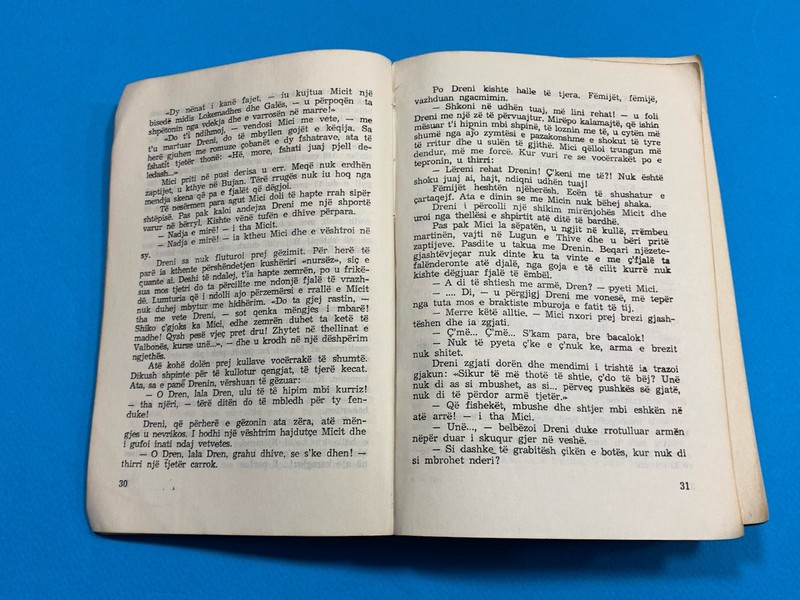 OLD ALBANIAN BOOK-SULEJMAN KRASNIQI-MiC SOKOLI-ROMAN-1979-COMMUNISM-712 pages gallery