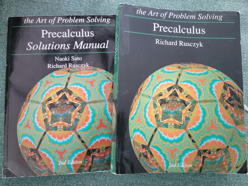 Art of Problem Solving Set, 2nd edition., Precalculus & Solutions Manual math