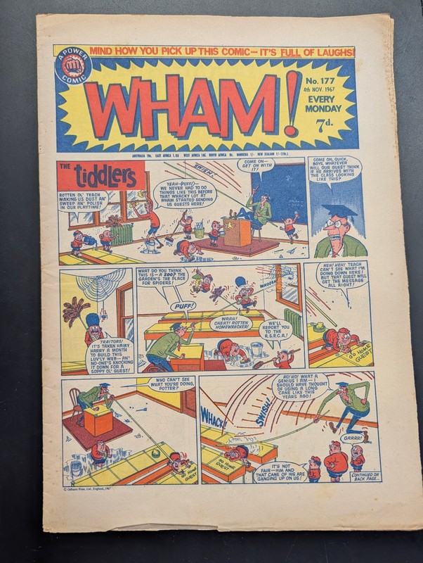 Wham! Comic No 177, 4th November 1967, Odhams Press.