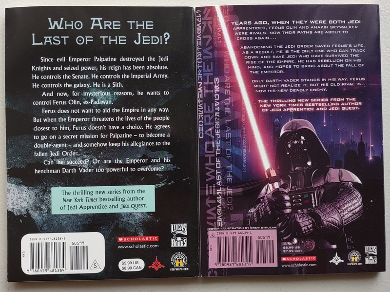 Star Wars Last of the Jedi book lot of 10 books - 1 2 3 4 5 6 7 8 9 10 gallery
