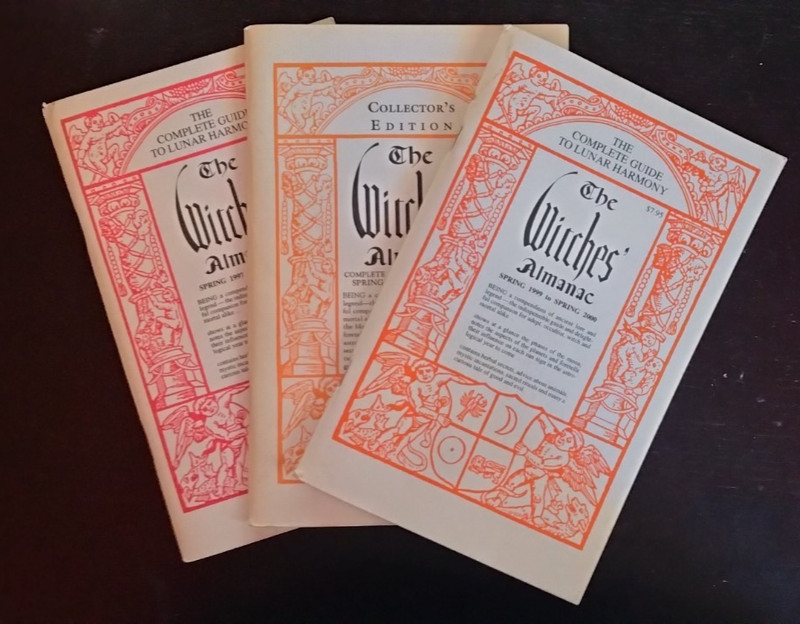 The Witches Almanac Lot of 3 Issues 1999/2000, 1993/1994,1997/1998