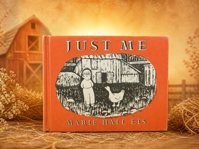 Just Me Marie Hall Ets 1965 HC 4th Printing Viking Vintage Childrens Book