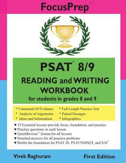 PSAT 8/9 READING and WRITING Workbook : For Students in Grades 8