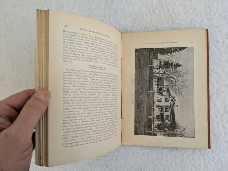 M. F. Sweetser KING'S HANDBOOK OF NEWTON MASSACHUSSETTS 1889 Moses King, Boston gallery