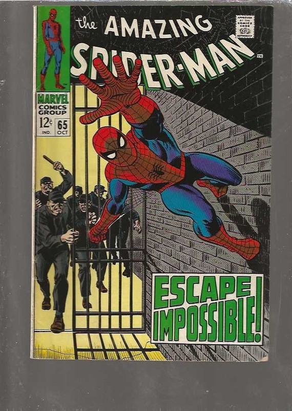 AMAZING SPIDERMAN 65 – VG FN 5.0 – SILVER AGE MARVEL COMICS