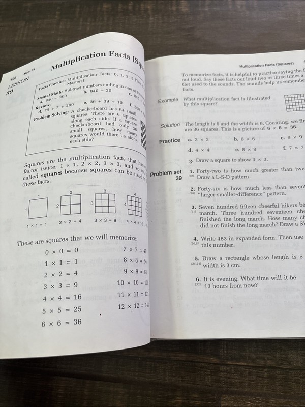 Saxon Math 54 2nd Edition Home Study Paperback gallery