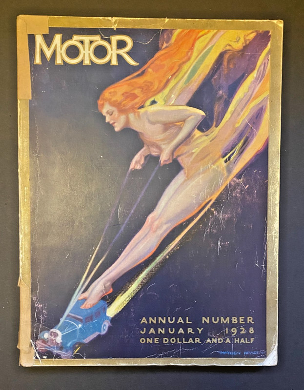 MOTOR MAGAZINE ANNUAL – 1928 – Antique Auto Ads, Marmon, Pontiac, Gardner, REO