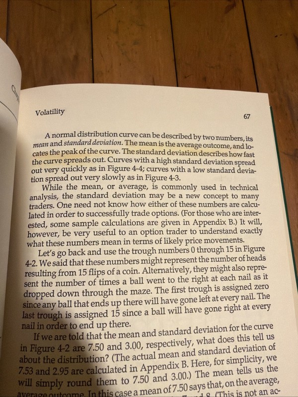 Option Volatility & Pricing Strategies Natenberg 1988 HCDJ Probus Second Print gallery