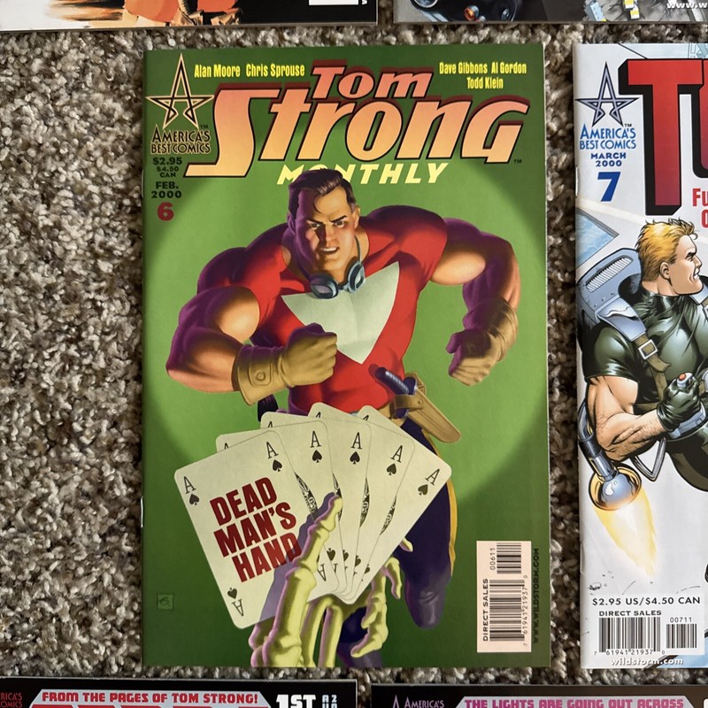 Alan Moore comics • Tom Strong 1 2 3 4 5 6 7 8 11 • Terra Obscura V 1 1-5 V2 2 gallery