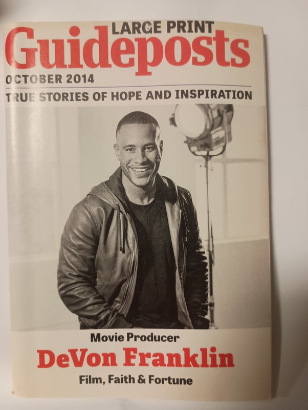 Guideposts Magazine LARGE PRINT October 2014 Movie Producer F14