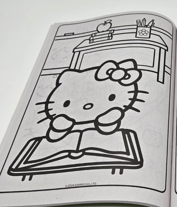 Sanrio Hello Kitty Coloring Book Jumbo Hours Of Fun By Bendon New gallery