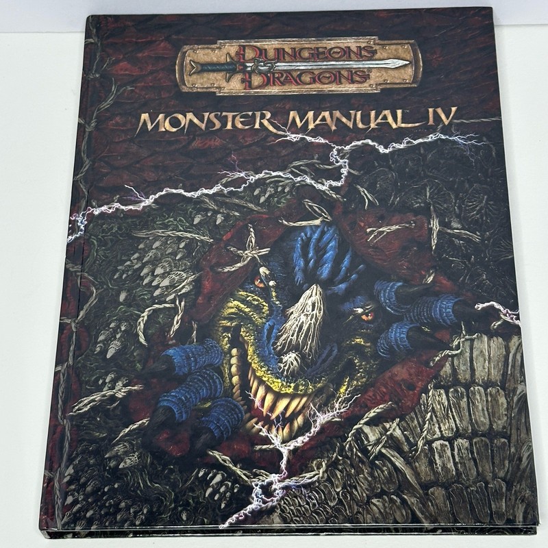 Dungeons & Dragons D&D V. 3.5 Monster Manual IV (2006, Hardcover) D20 1st Print
