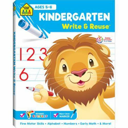 School Zone Kindergarten Write & Reuse Workb- School Zone, 1681472821, paperback