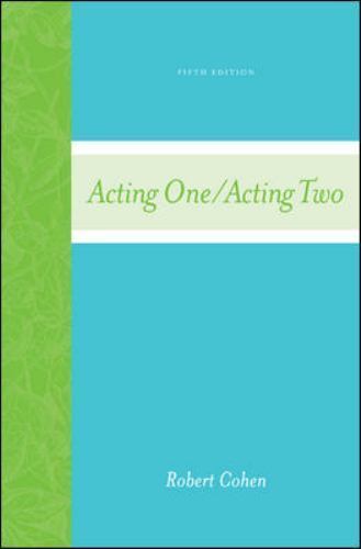 Acting One/Acting Two by Robert Cohen (2007, Hardcover)