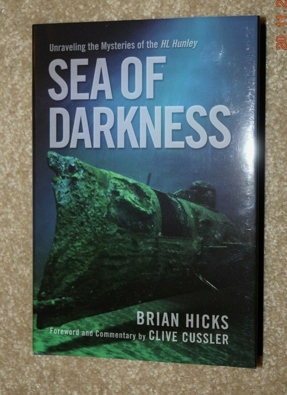 «SEA OF DARKNESS» by BRIAN HICKS, 476Pages, Hard Cover, Signed, New, (c) 2014